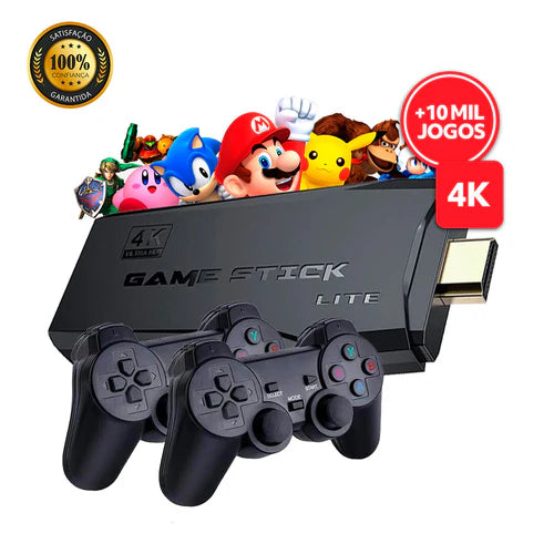 Game Stick Portátil - RetroPlay 10K Confiance (2 Controles Sem Fio)