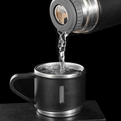 Kit Garrafa Térmica de Café - Thermo Inox [2 Canecas de Brinde]