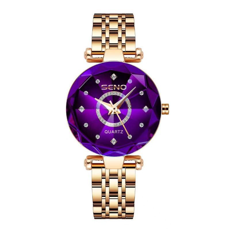 Relógio Feminino Diamond Luxury Seno