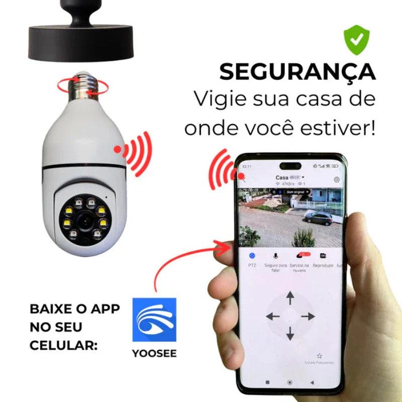 Câmera Giratória 360° Wifi