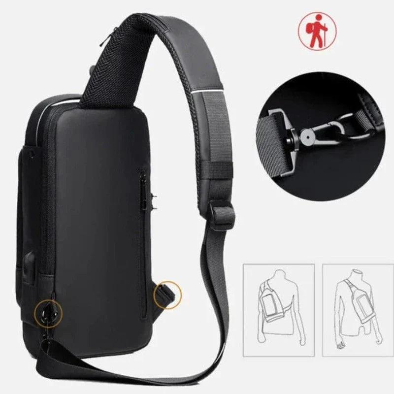 Mochila Inteligente Confiance - Antifurto e Carregamento USB